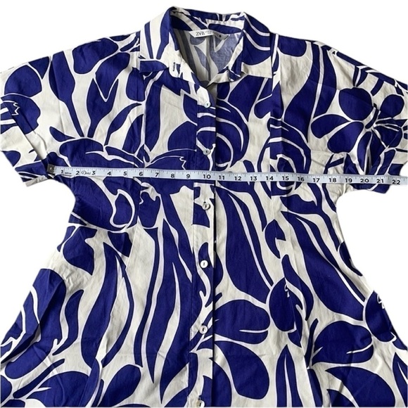 ZARA Mini Shirt Dress - Picture 9 of 13